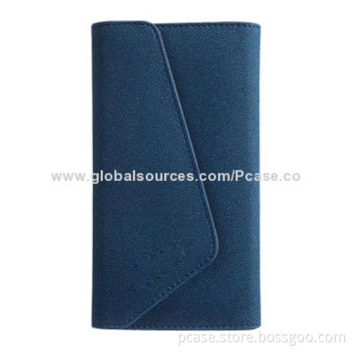 PU Lather Case for HTC One M7, Cut-out for Camera, Fashionable Design